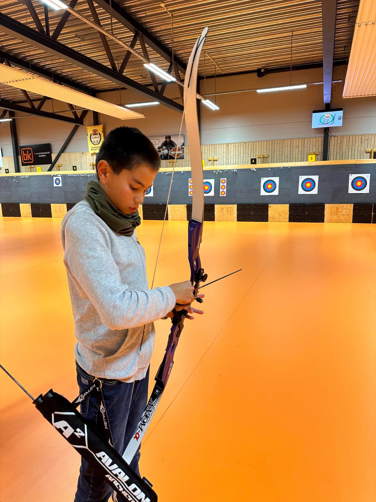 Innendørstrening i klubbens hall